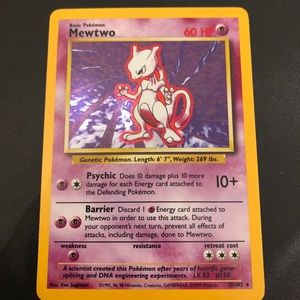 Rare Mewtwo - 10/102 - Holo